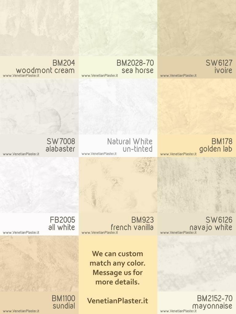 Grassello - by FirmoLux Real Venetian Plaster from Italy (light colors)