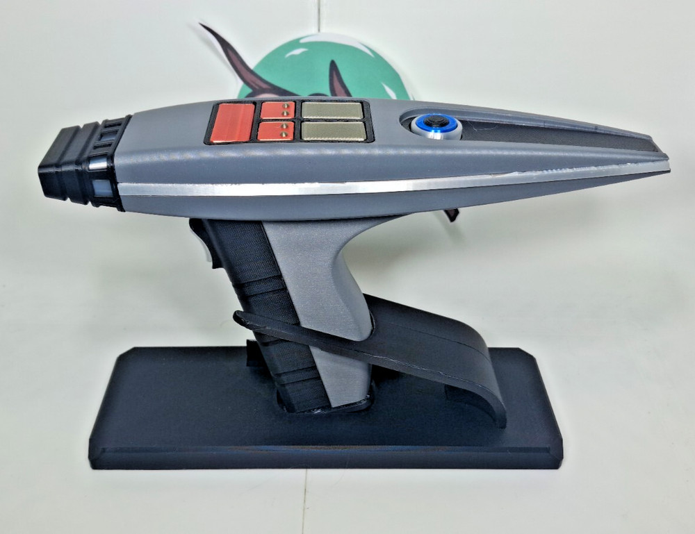 Star Trek Section 31 Garrett Phaser Replica - Static wth Movable Trigger & Stand