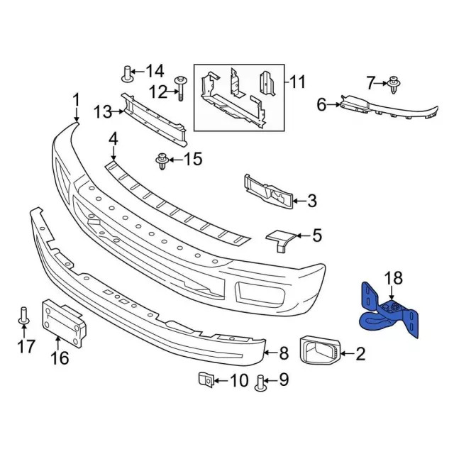 Genuine Ford Tow Hook HC3Z17A954B