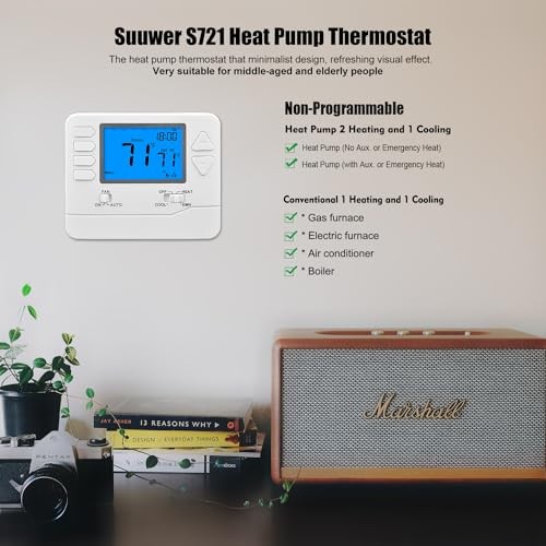 Non-Programmable Heat Pump Non-Programmable Heat Pump Thermostat(2H/1C)