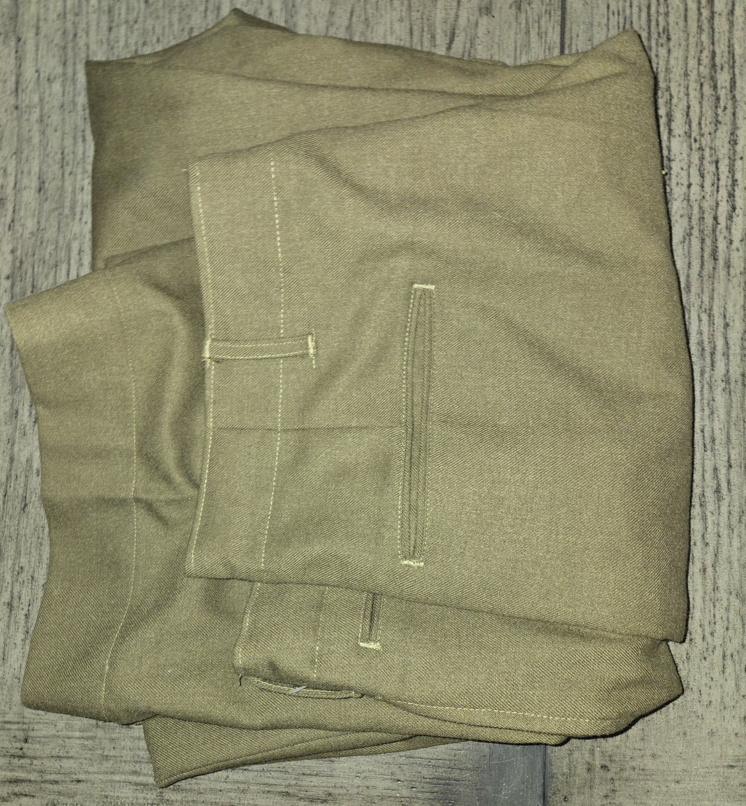 What Price Glory WPG WW2 US Mustard wool trousers