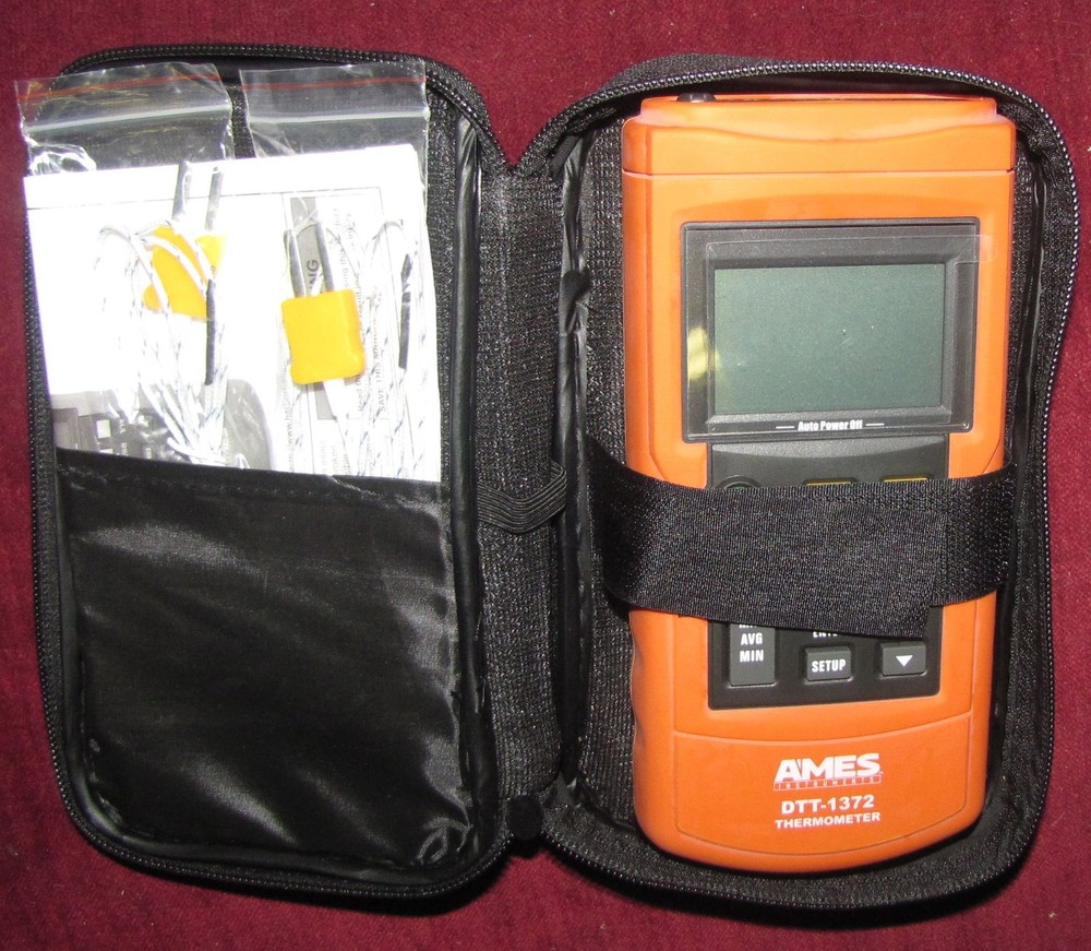 Ames DTT-1372 Dual Input Contact Thermometer Unused!