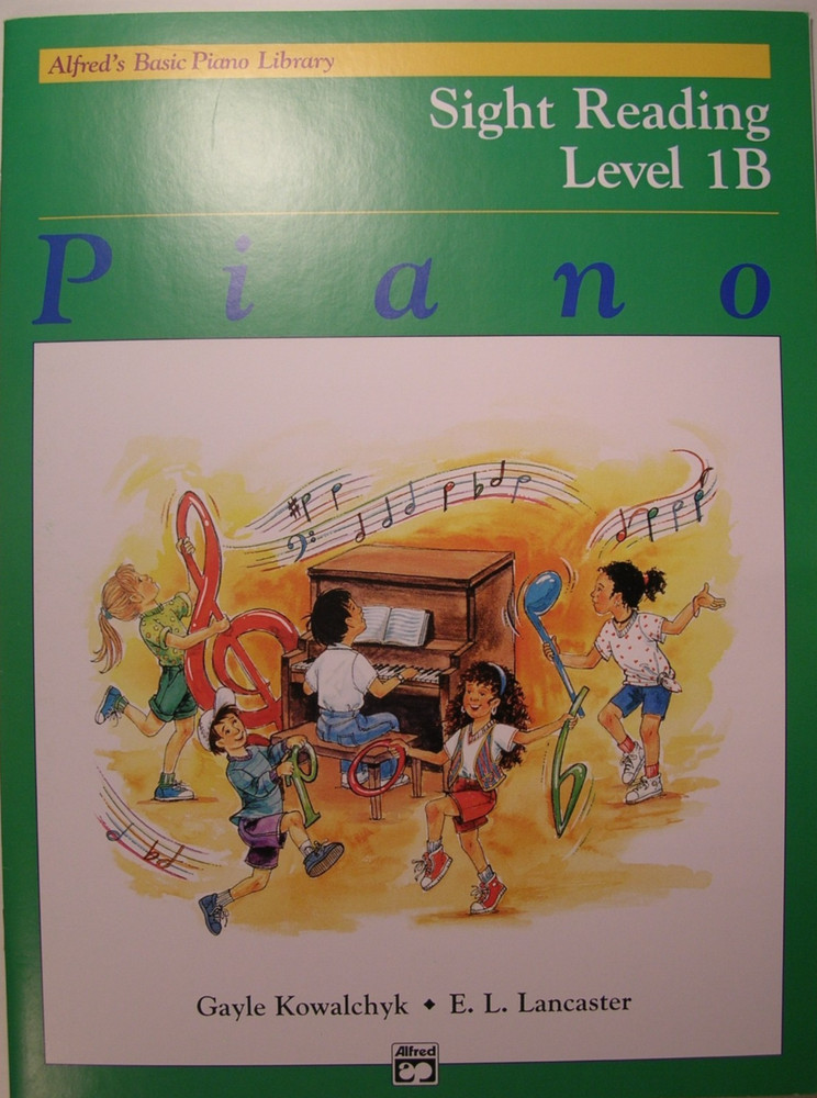 New Alfred's Basic Piano Library Sight Reading Music Book Level 1B #5751