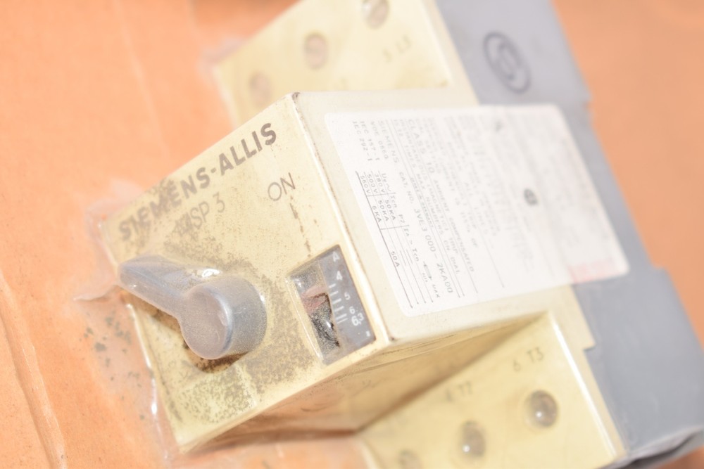 NEW Siemens MSP30L Manual Starter Protector Adjustable Range 4-6,3 Amp