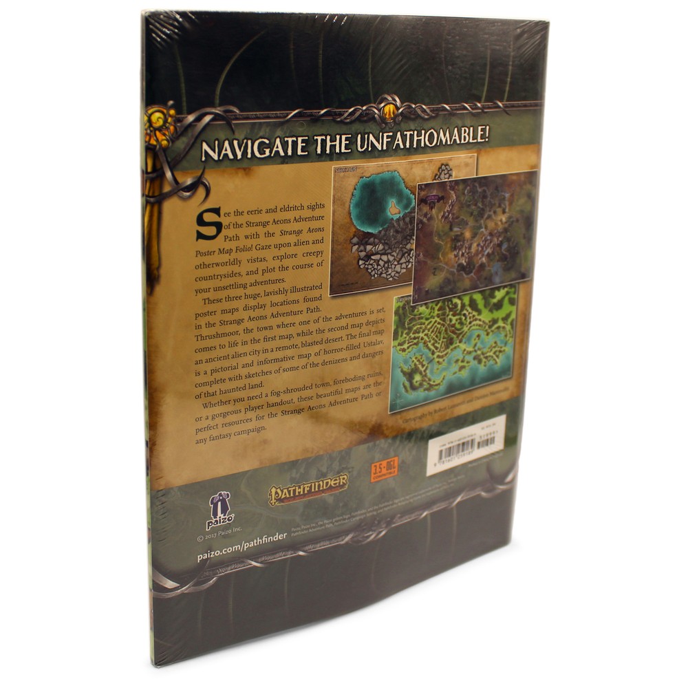 Pathfinder (RPG) Campaign Setting: Strange Aeons Poster Map Folio