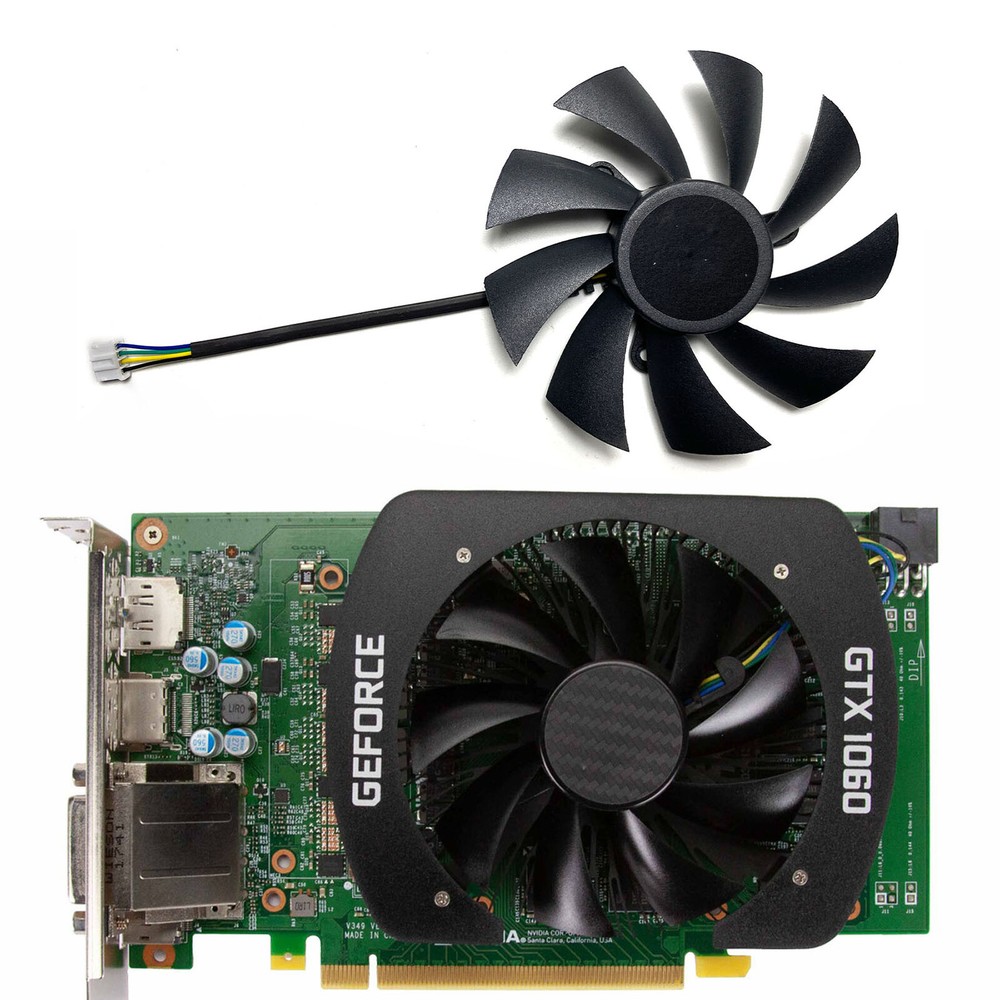For GTX1060 3GB Graphics Card Replacement Cooling Fan Computer