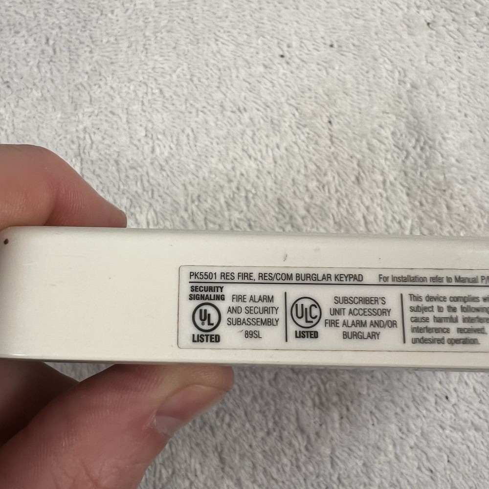 DSC PK5501ENG PowerSeries Keypad 64 Zone Fixed Security Alarm Keypad Gently Used