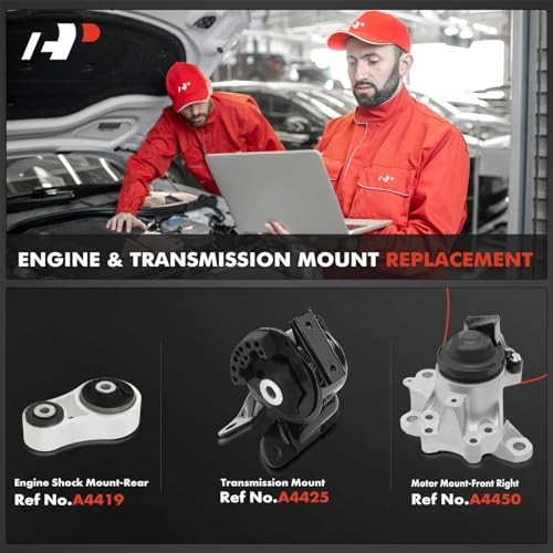 3PCS Engine Motor Mount and Transmission Mount Kit Compatible with Mazda CX-9