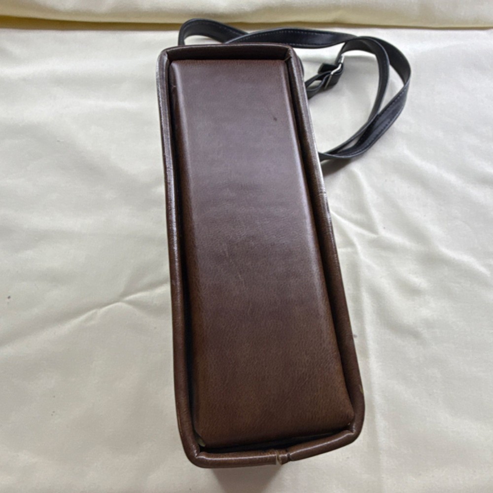 Bushnell Brown Leather Binocular Case/Bag with Shoulder Strap Leather Accessory