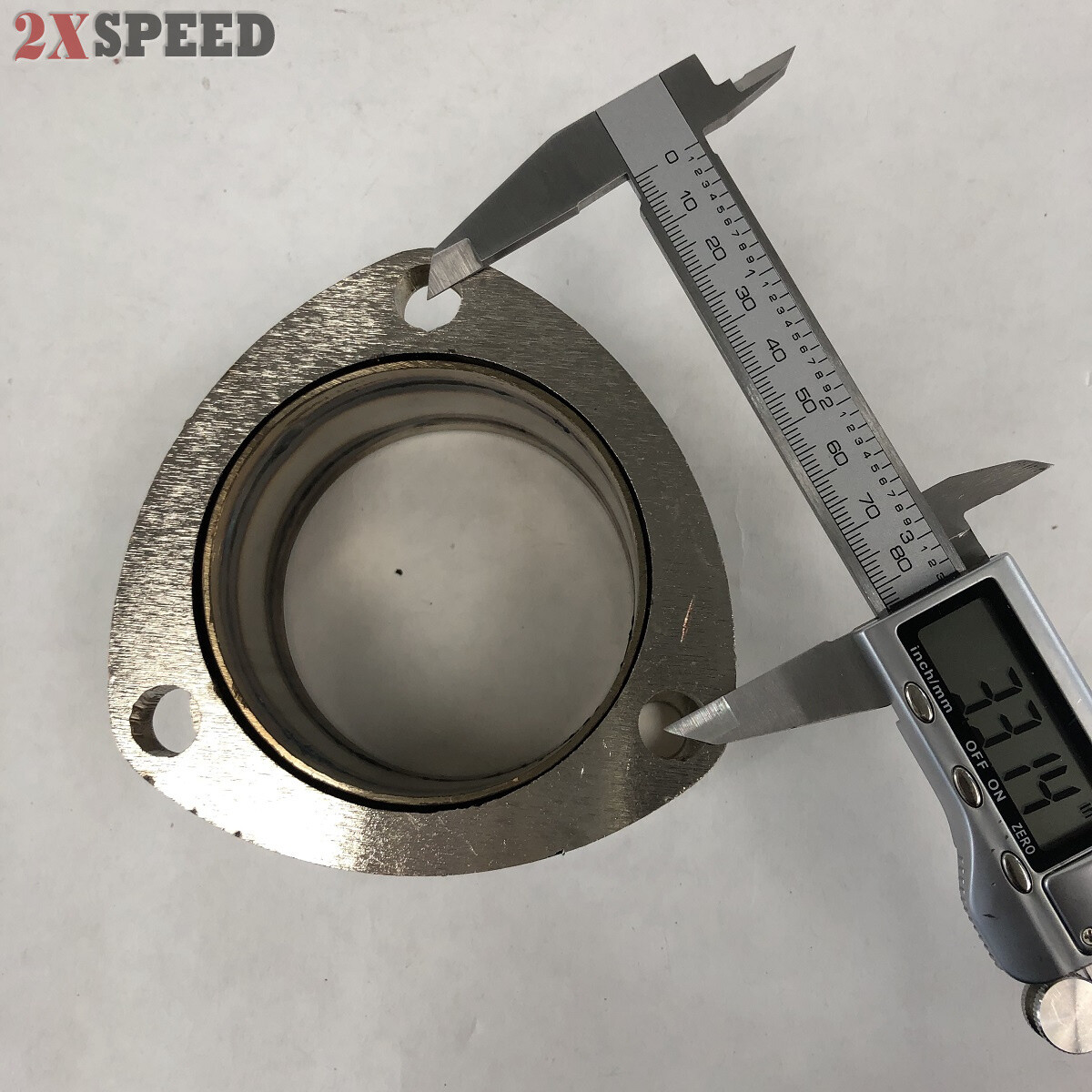 3 inch 3 Bolt Flange Exhaust Muffler Pipe Extension Flange Mild Steel Adapter