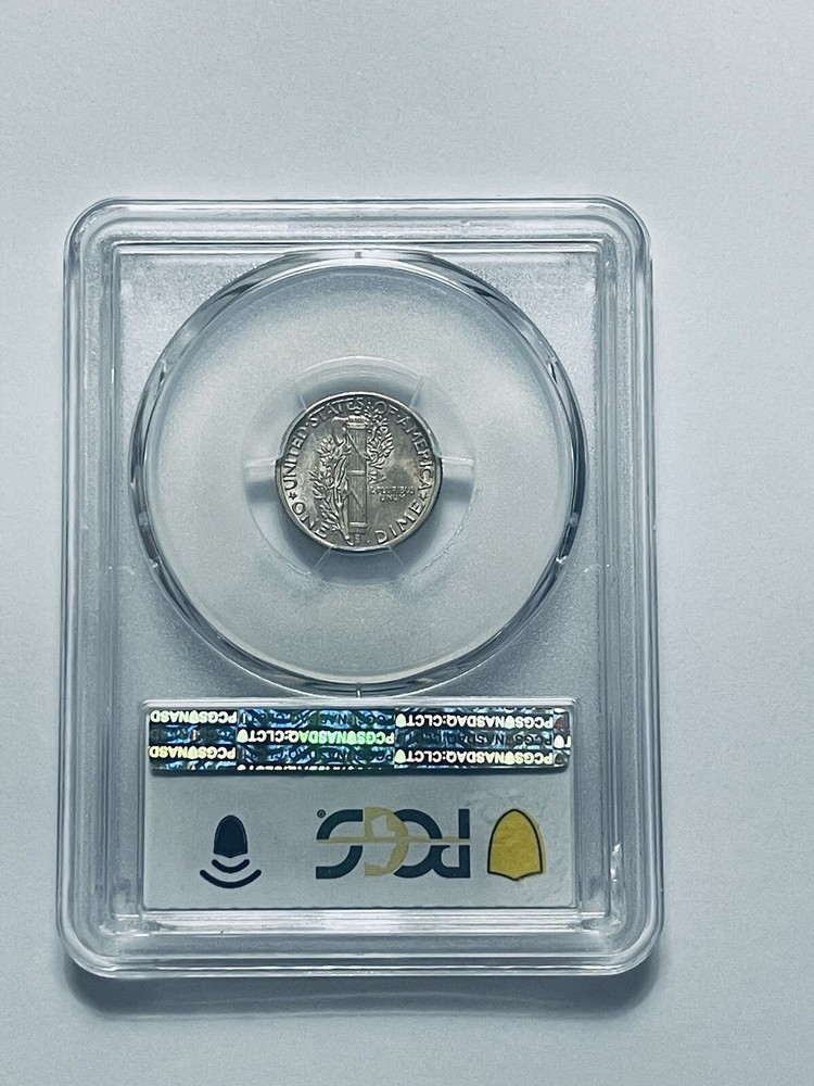 1938 Mercury Dime PCGS MS66FB Toned