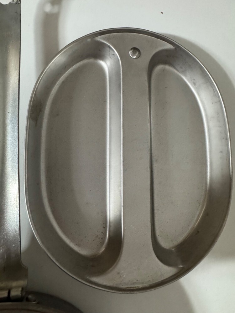 Vintage WWII US Navy MESS KIT w/Fork and Knife-DATED 1944