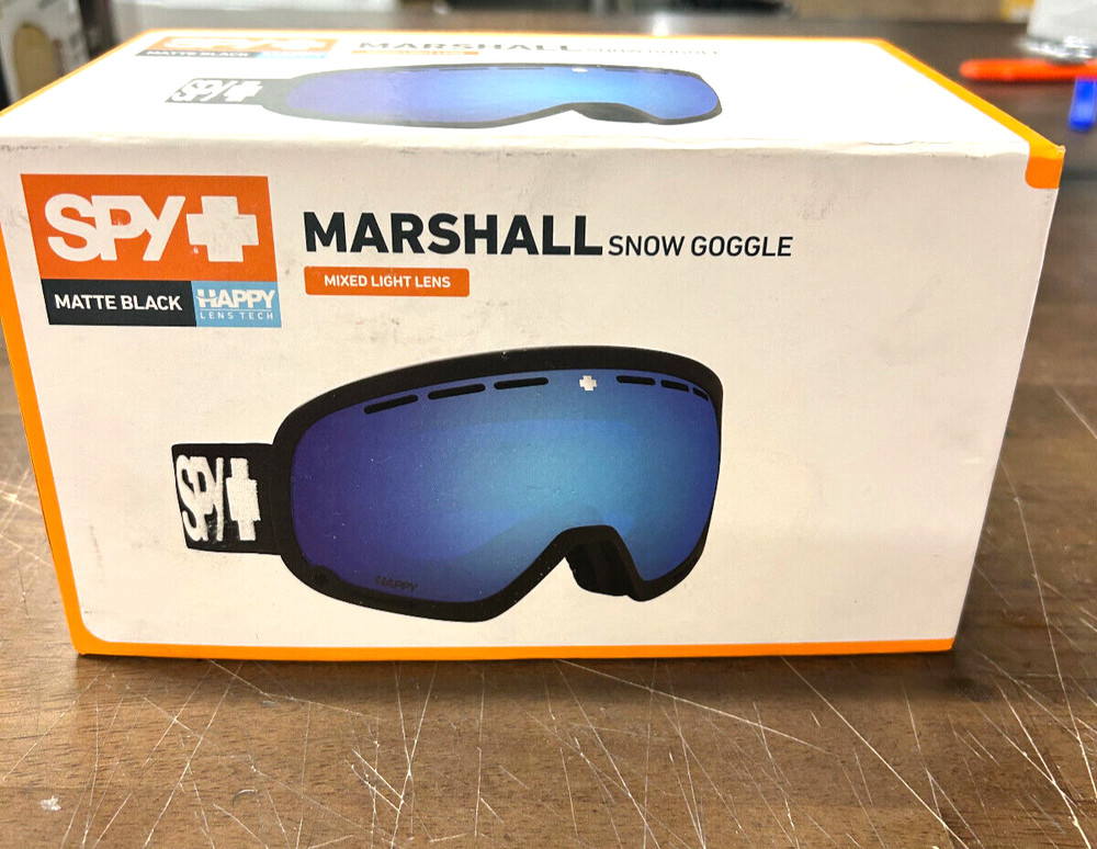 Spy + Marshall Snow Goggles- Matte Black *New