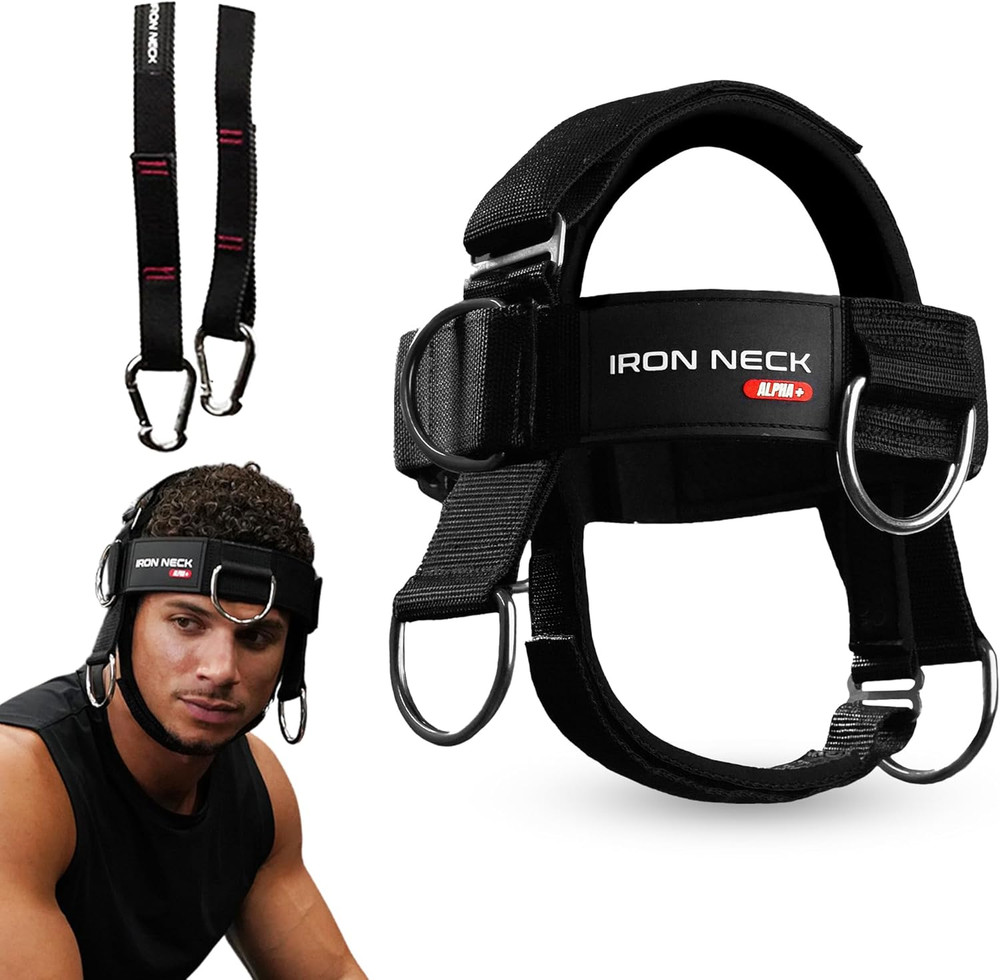 , Versatile Neck Exerciser, Strengthener and Trainer with Adjustable Head and Ch