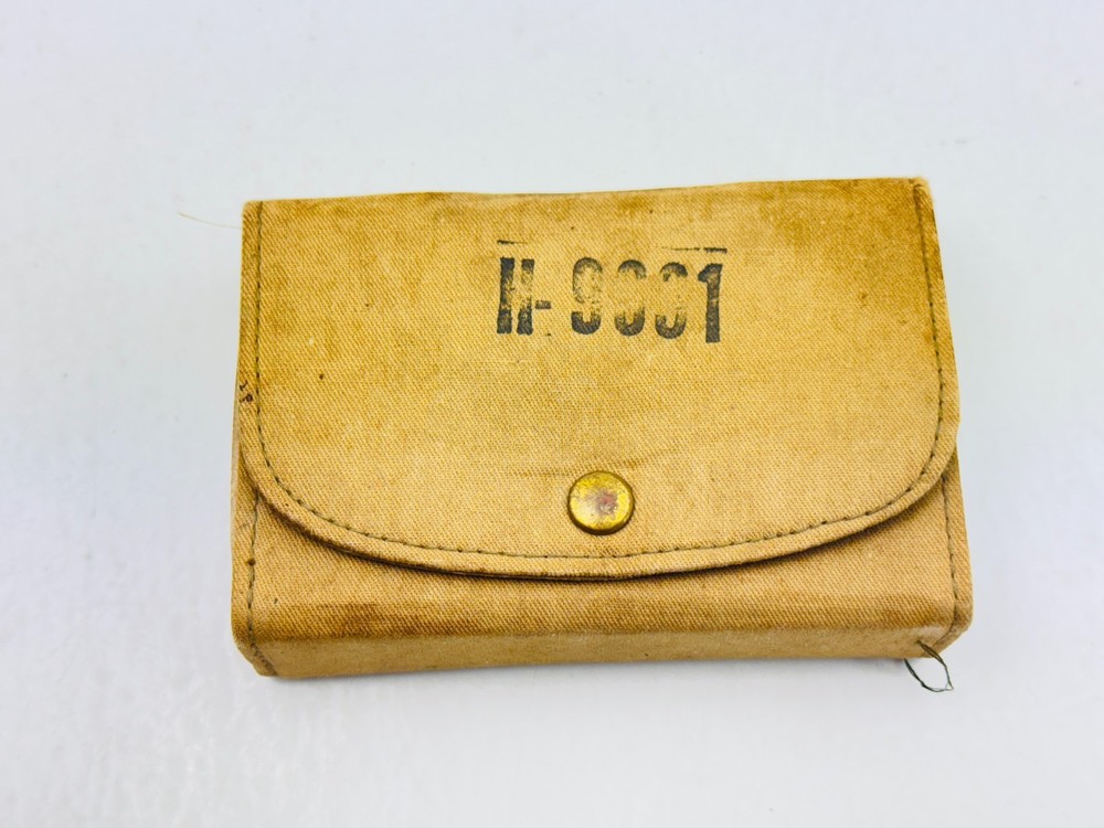 WWII U.S. Military Sewing Kit – Wooden Thread Spools, Buttons, Thimbles, Needles