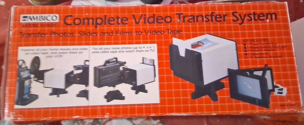 Ambico Complete Video Transfer System Open Box Unused Model V-0655