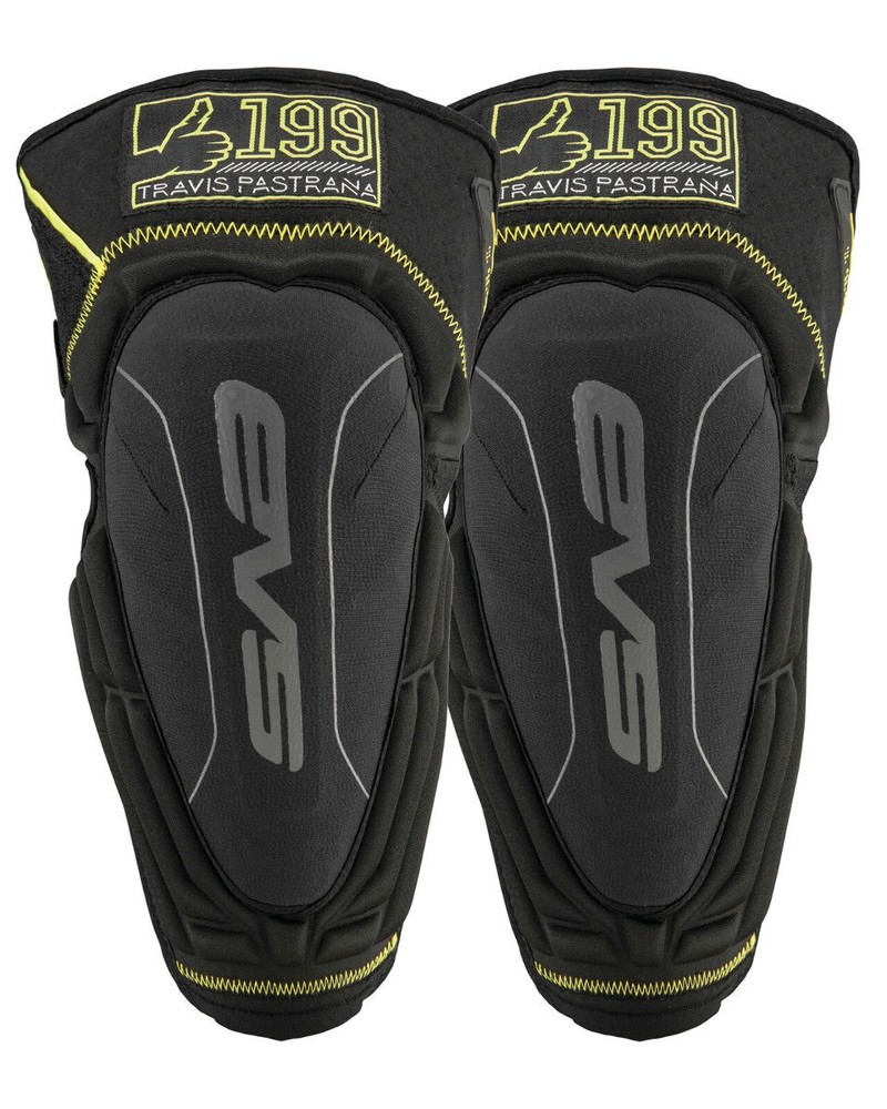 EVS TP199 Lite Knee Pad Pair (2); Black