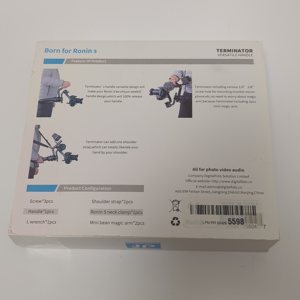 Ronin S Handle Digitalfoto Terminator New