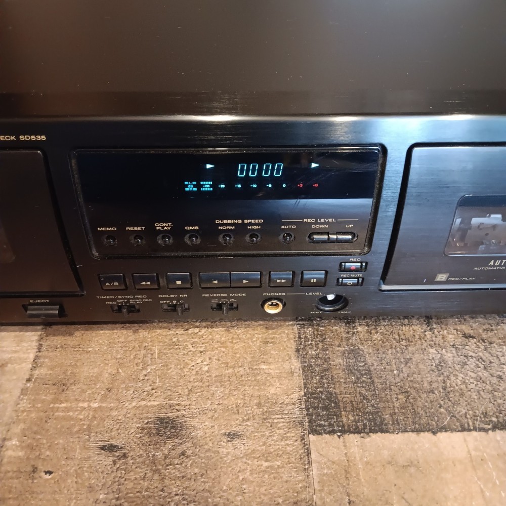 Vintage Marantz SD535U Stereo Double Cassette Deck Tested Please Read Nice