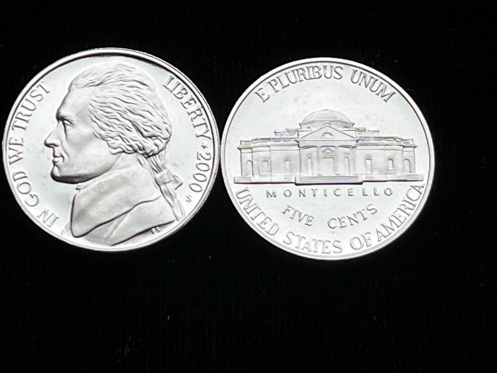 2000-S Proof Jefferson Nickel