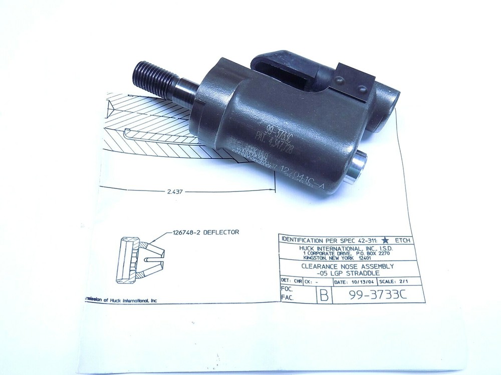HUCK Riveter Offset LGP Lock Bolt Pulling Head for 5/32"  ( -5)  99-3733C