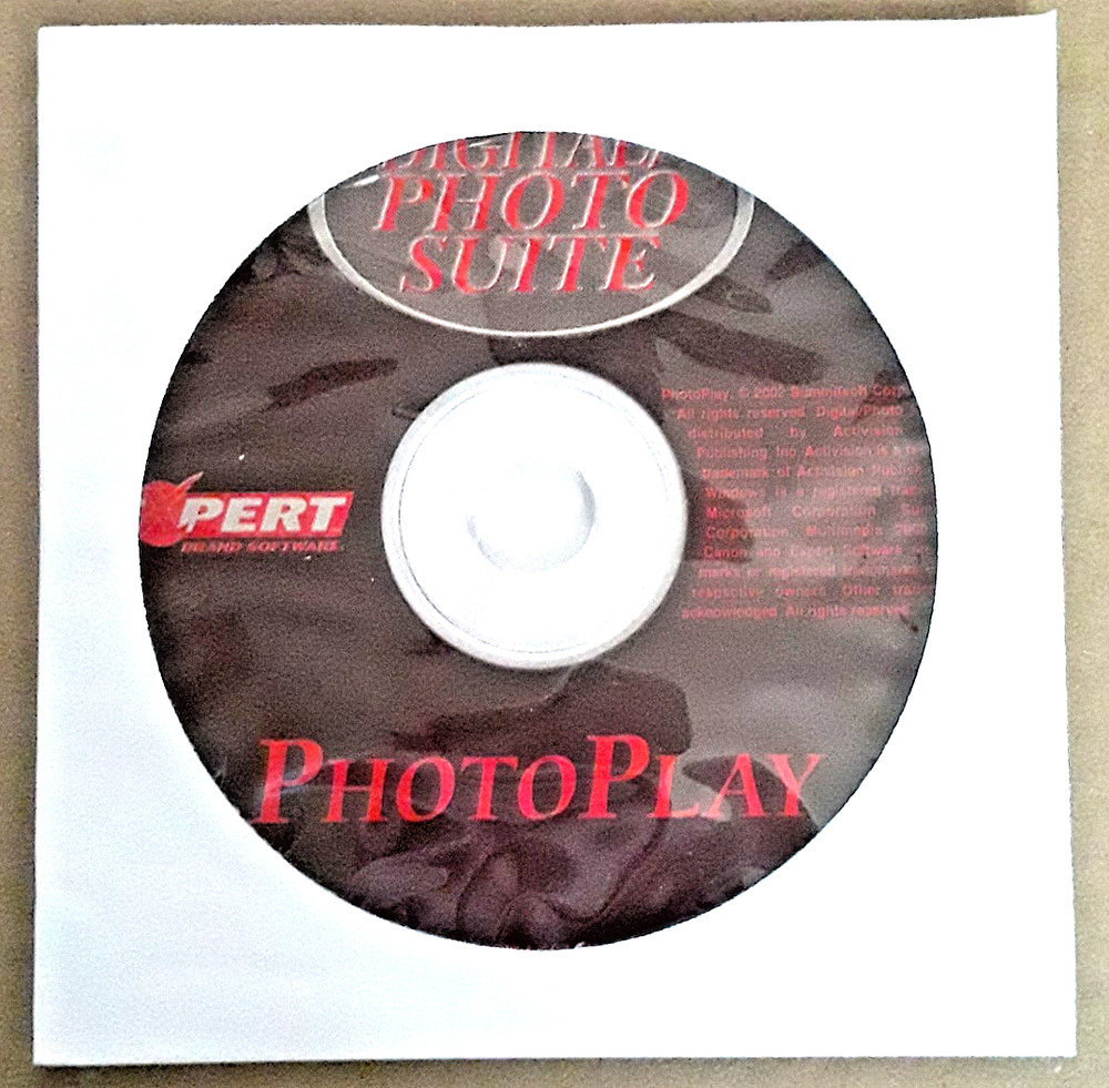 2002 Original  "PhotoPlay" CD from Expert Software/Summitsoft
