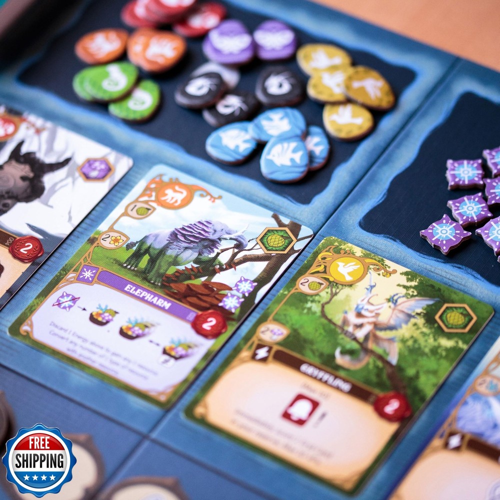 Wondrous Creatures Board Game – Worker-Placement and Tableau Buil