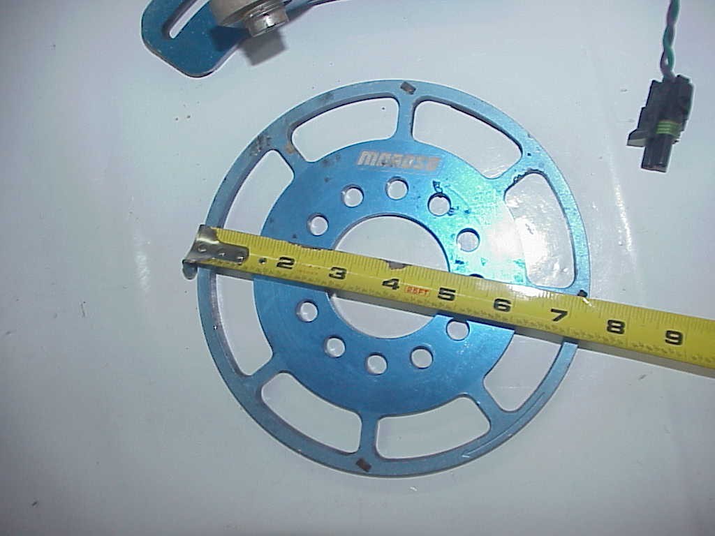 Moroso Crank Trigger Flying Magnet System with Wheel for SB Chevy Balancer MSD