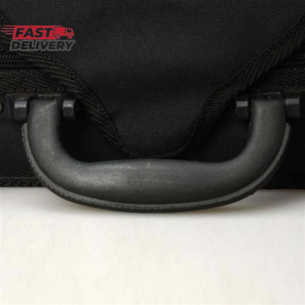 4/4 Cloth Fluff Triangle Shape Silver Gray Violin Case Black