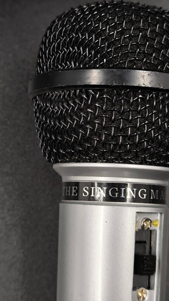 The Singing Machine Co. INC Microphone Used Working Silver