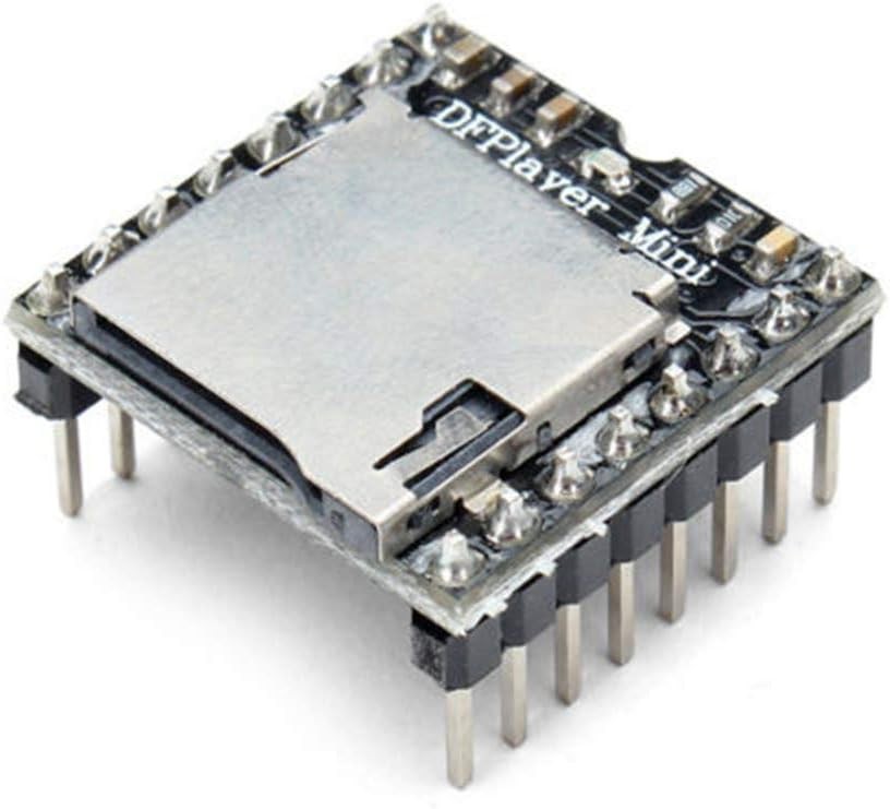 5PCS YX5200 DFPlayer Mini MP3 Player Module Voice Decode Board Black