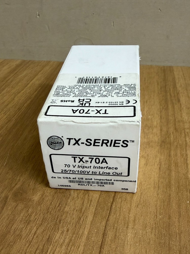 RDL TX-70A Input Interface with Unbalanced Line Out