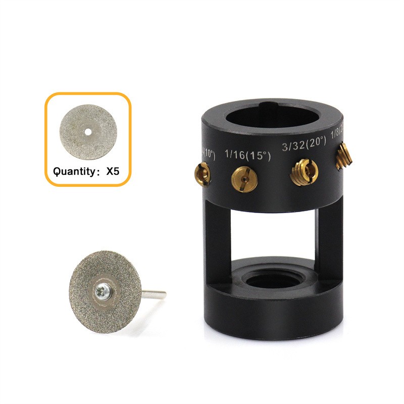 Tungsten Grinder & Sharpener Multi-Angle Offsets Head Tool For TIG Welding
