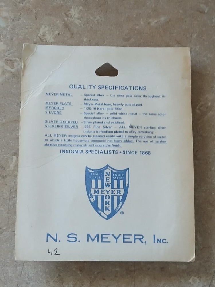 US Army Training and Doctrine Command (TRADOC) Crest DUI (Sealed)