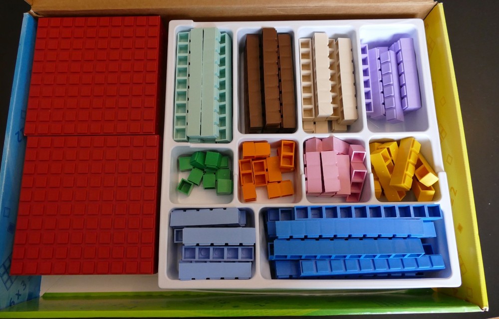 Math U See Manipulatives Integer Block Kit & Algebra/Decimal Insert Kit 93% comp