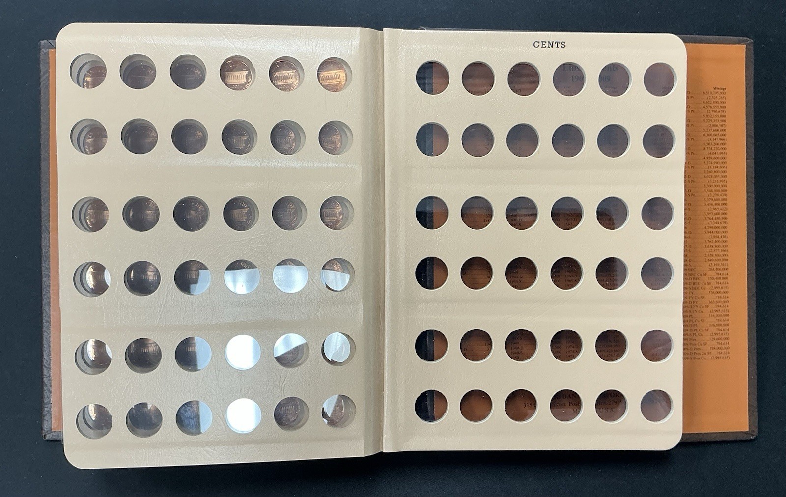 Dansco Album 8100 ~ Lincoln Cent Book 1909-2009 ~ Partially Complete!