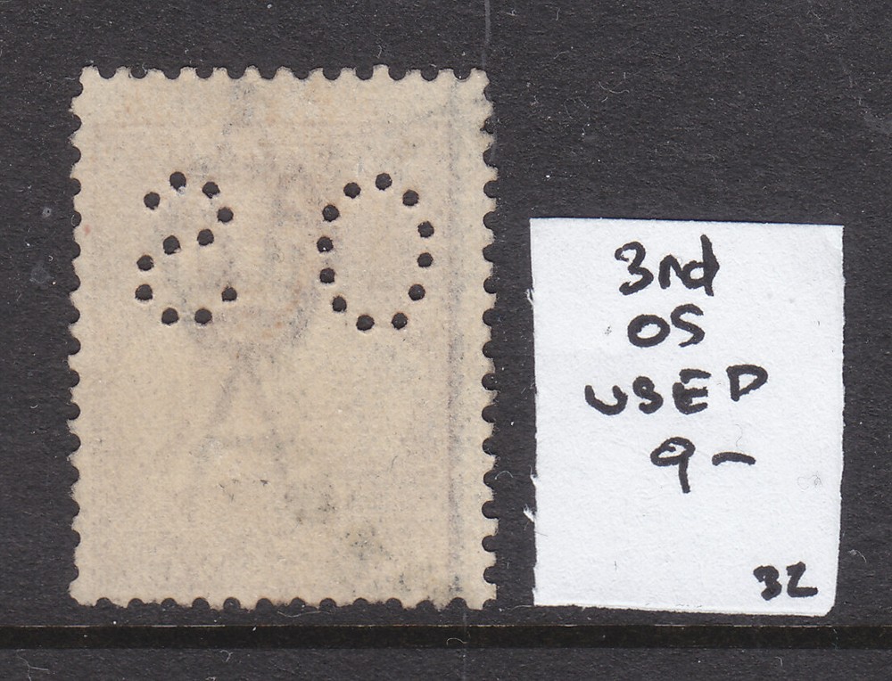 KANGAROO: 6d BROWN 3RD WMK PERF SMALL OS USED ...