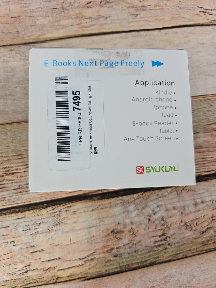 Syukuyu RF Remote Control Page Turner for Kindle, iPhone, iPad, E-book Reader