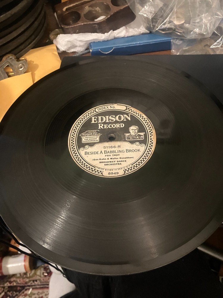 Edison Diamond Disc Record #51166 "Why" Ernest Stevens Trio