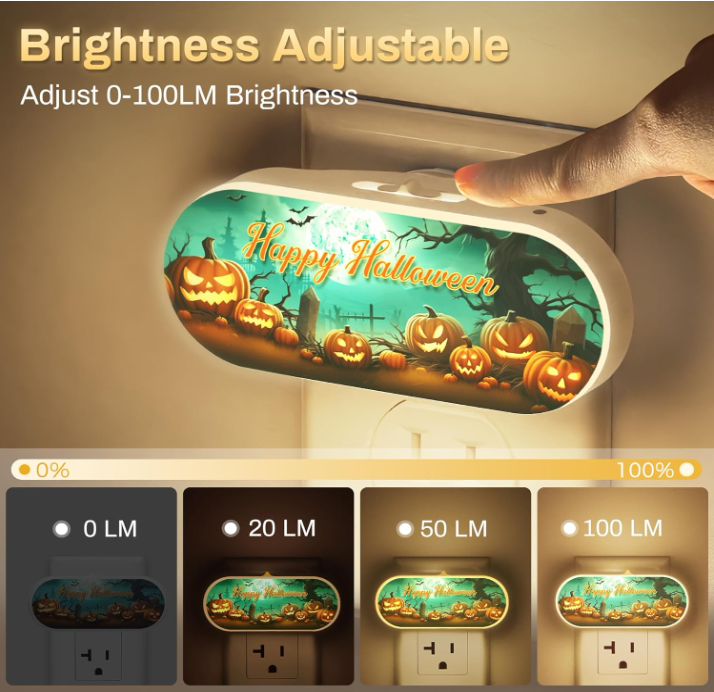 Night Light, Night Lights Plug into Wall, Nightlight with Light Sensors 2 Pack