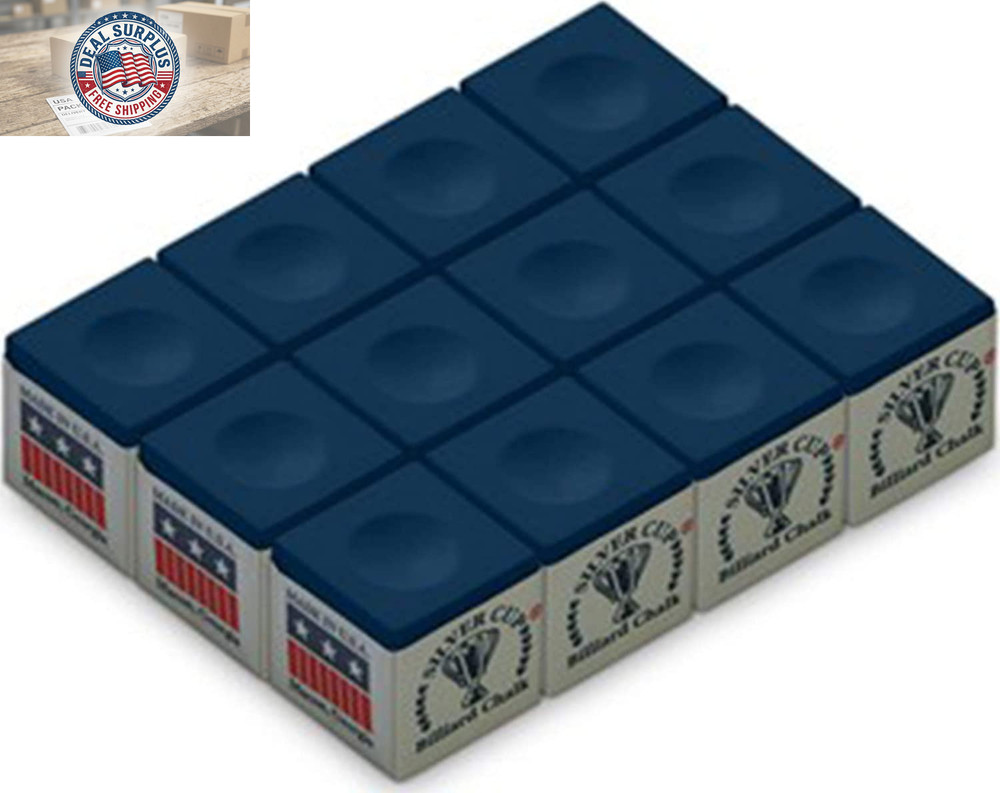 Billiard CHALK - ONE DOZEN
