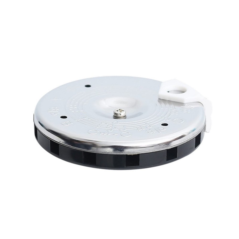 PC-C Pitch Pipe Precise 13 Note Chromatic C-C Scale Tuner Pitch Pipe silver