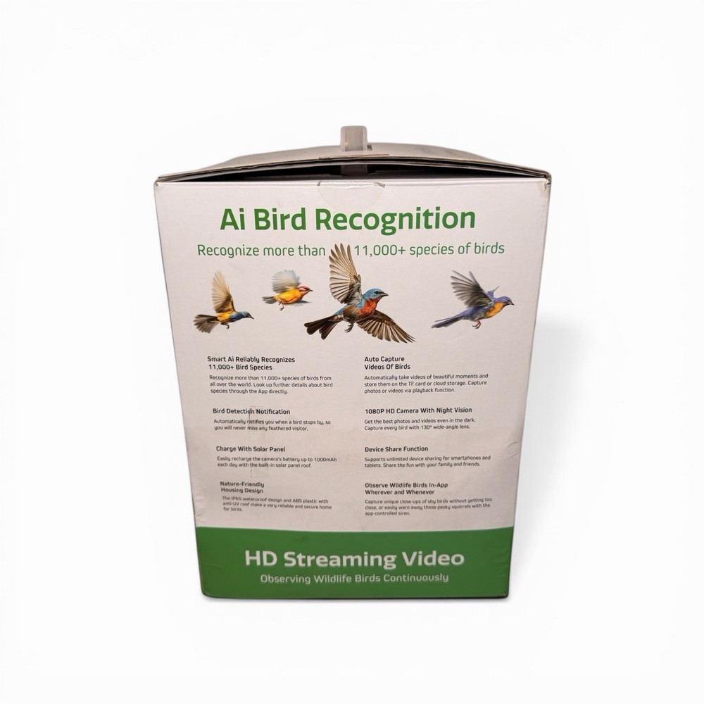 BIRD LOVER Smart AI Recognition Bird Feeder