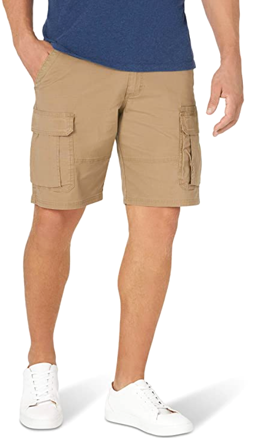 Men's Wrangler Cargo Shorts w Stretch Relaxed Fit CHOOSE SIZE 8 DIFFERENT COLORS