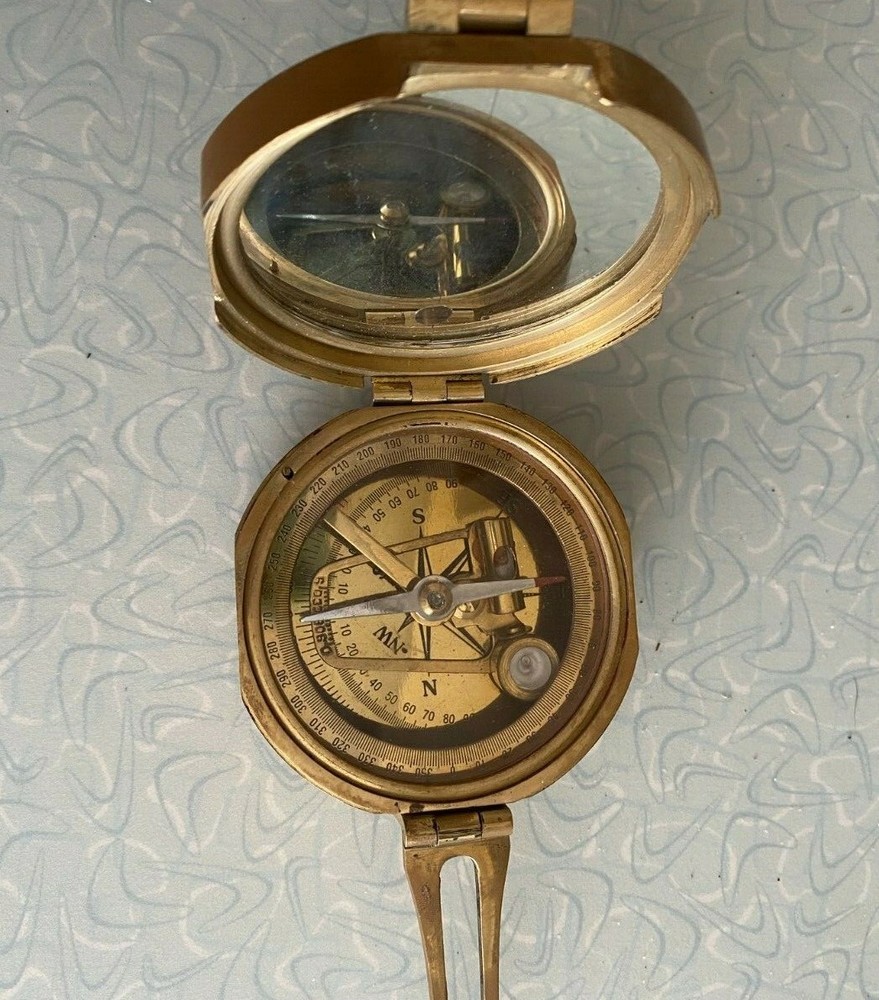 Vintage Natural Sine Brass Compass