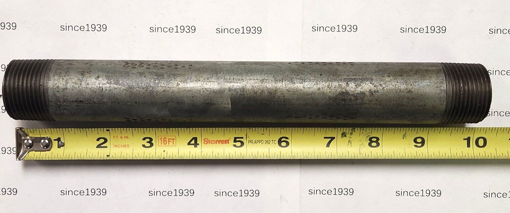 1" x 10" Galvanized Nipple Schedule 40