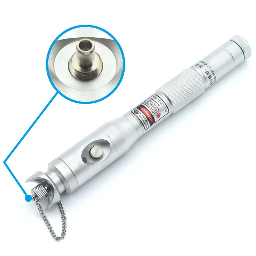 fiber optic testers tool 30mw visual fault locator optical sensor metallic pens