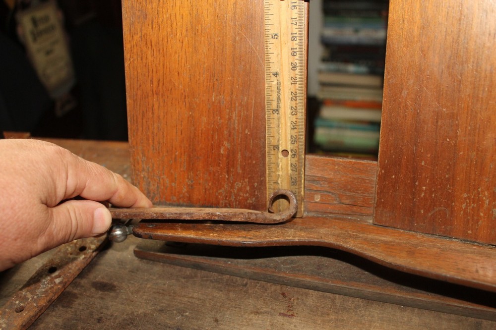 Antique Blacksmith Made Strap Hinge 16-1/2" AS IS for 1/2" Post