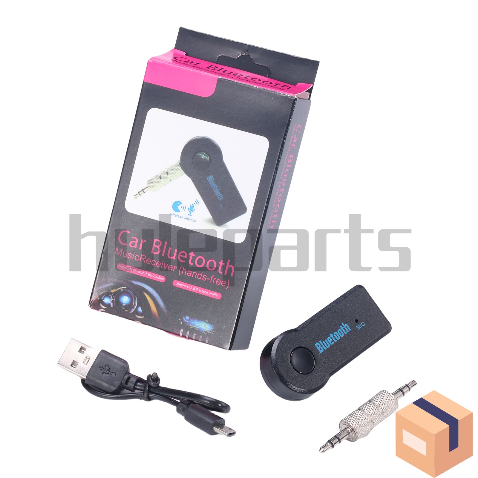 Wireless Bluetooth 3.5mm AUX Audio Stereo Music Home Car Receiver Adapter New