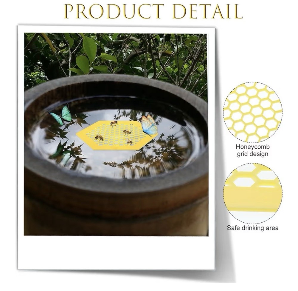 4 Pcs Floating Bee Watering Station